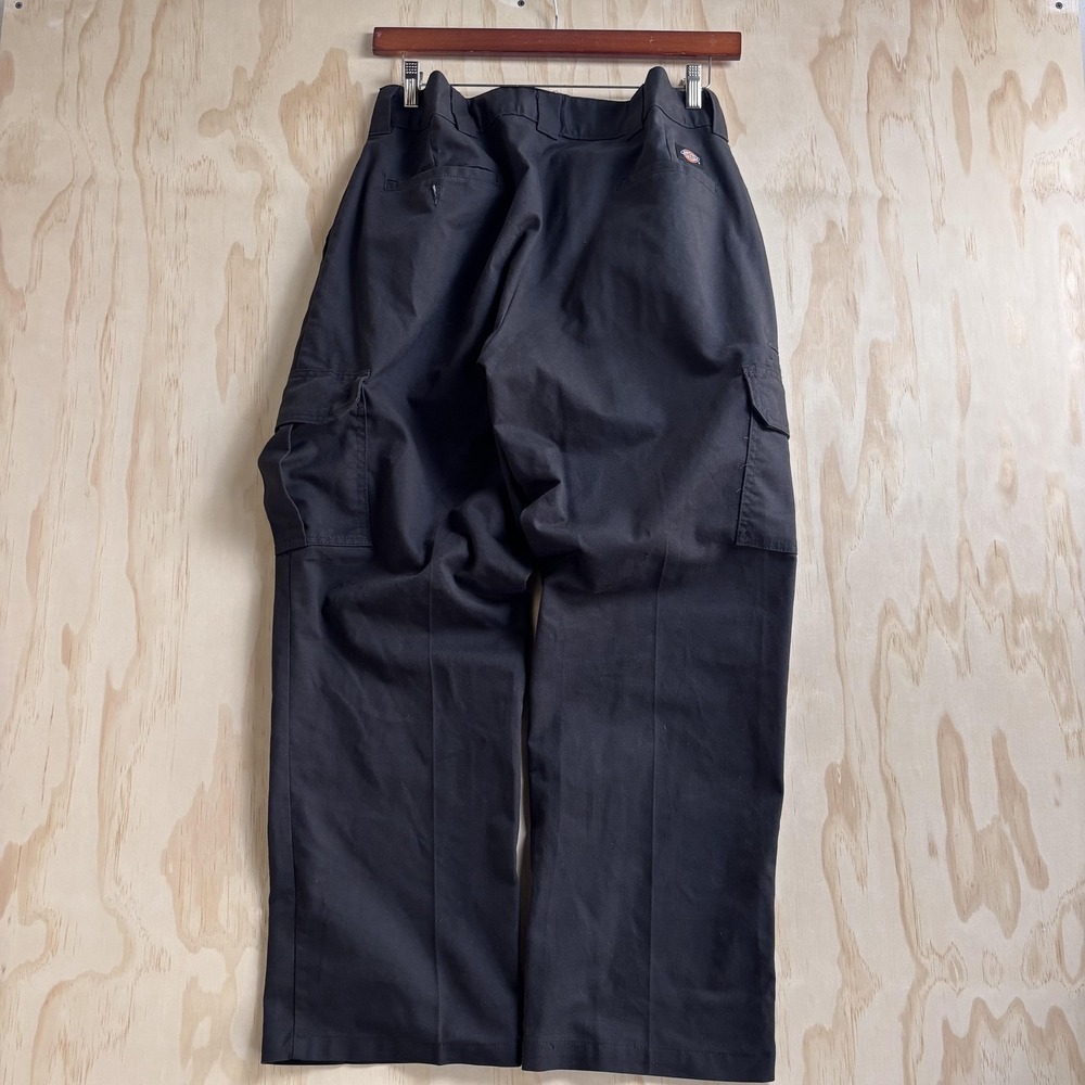 Dickies FLEX‎ Pants Mens 40x30 Black Cargo Regular Straight Workwear Stretch